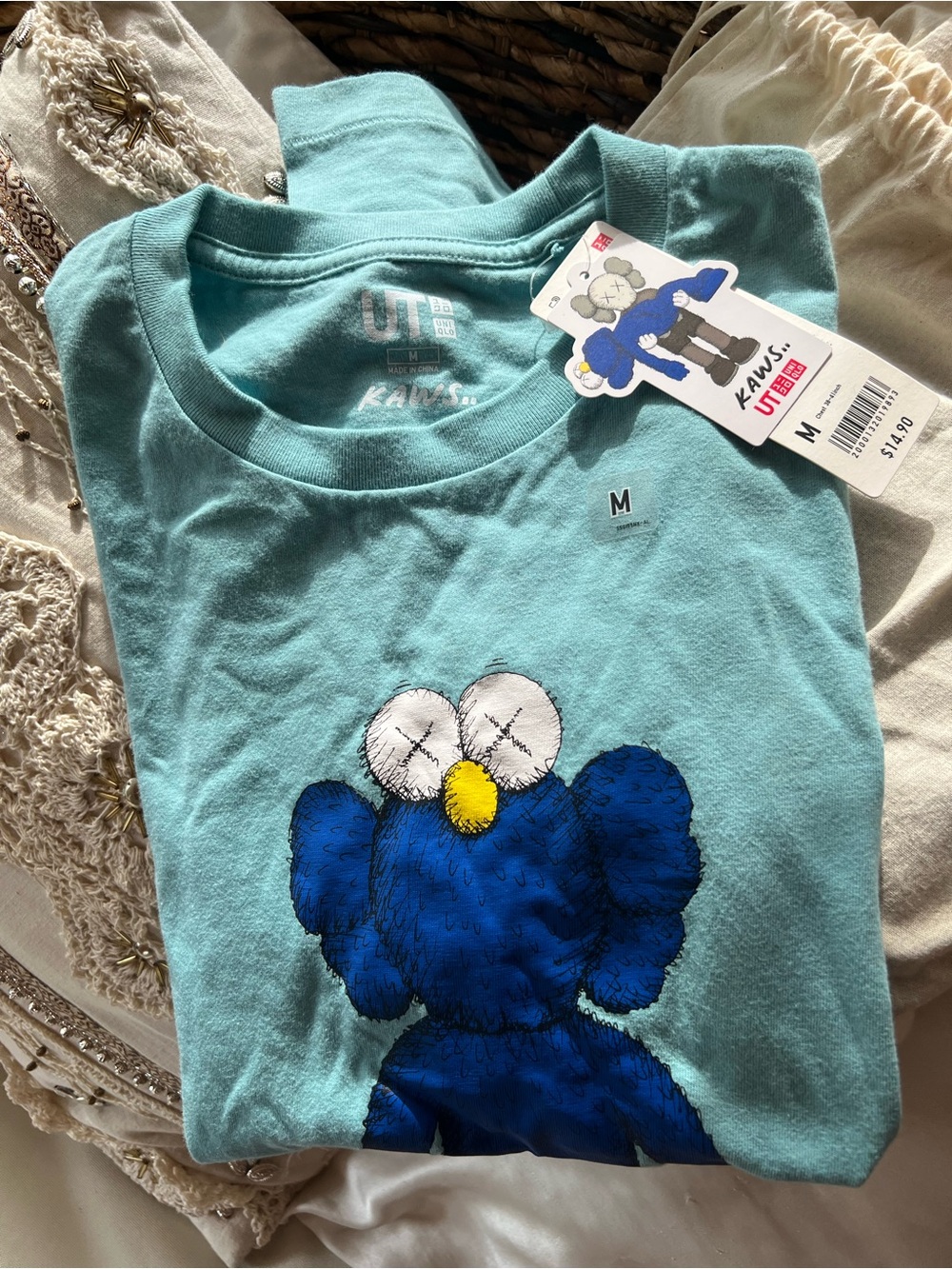 Uniqlo x KAWS Light Blue Tee